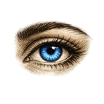 Blaue Augen